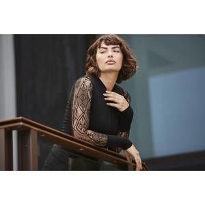 NEW ANATOMIE lorelei lace jacket in black